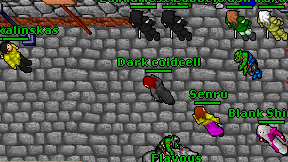Dark coldcell on screen