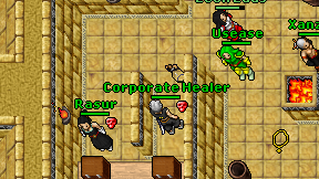 Corporate Healer on screen