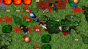 Merging Food on screen