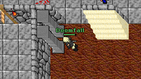 Doomfall on screen
