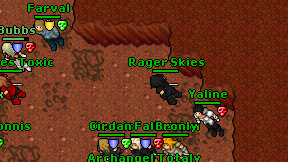 Rager Skies on screen