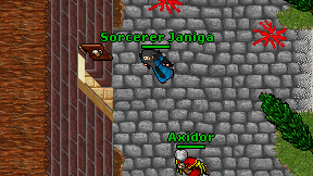 Sorcerer Janiga on screen