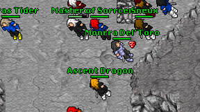 Ascent Dragon on screen