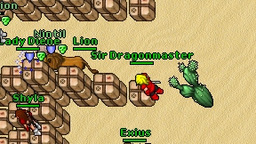 Sir Dragonmaster on screen