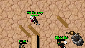 Ell Skazy on screen