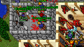 Damparen on screen