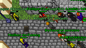 Knight Titaneado on screen