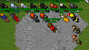 Atraker on screen