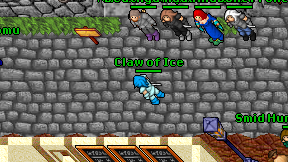 Claw of Ice on screen