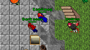 Dark none on screen