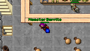 Monster Burrito on screen