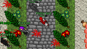 Milly hit on screen