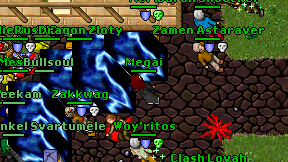 Megai on screen