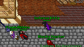 Inferno Kitty on screen