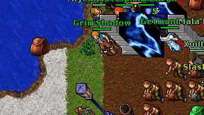 Grim Shadow on screen