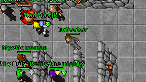 Infecter on screen