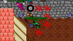 Hell Sorcerer on screen