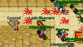 Lady Shayera on screen