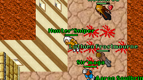Hunter'Sniper on screen