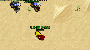 Lady Kuss on screen