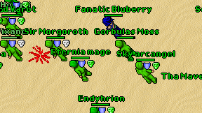 Fanatic Bluberry on screen