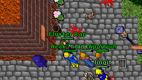 Fluster Rap on screen