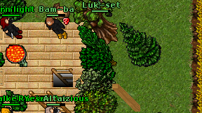 Luk-set on screen