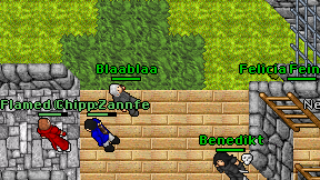 Blaablaa on screen