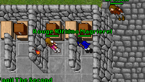 Rouge Witch on screen
