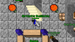 Ortistic Ballistic on screen