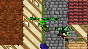 Elder-worrior on screen