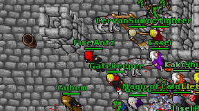 Fire Antz on screen