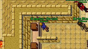 Rambo-Druid on screen