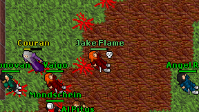 Jake Flame on screen
