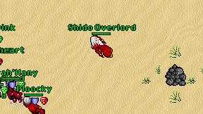 Shido Overlord on screen
