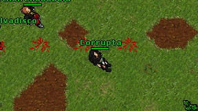 Corrupta on screen