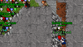 Gold'Clown on screen