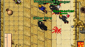 Elder Siru on screen