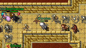 Zwahn on screen