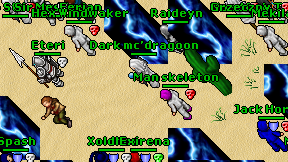 Dark mc'dragoon on screen