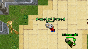Angel of Dread on screen