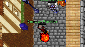 Conway Warrior on screen