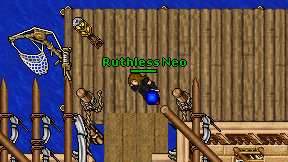 Ruthless Neo on screen