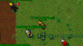 Krew warbell on screen