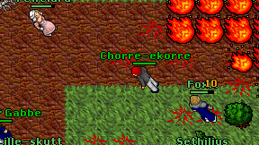 Chorre-ekorre on screen