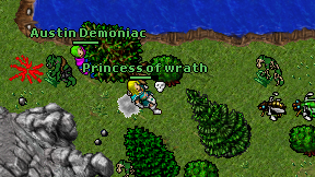 Princess of wrath on screen