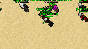 Horndrill on screen