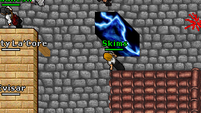 Skims on screen