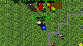 Foxz Fire on screen