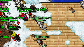Aqua Mark on screen